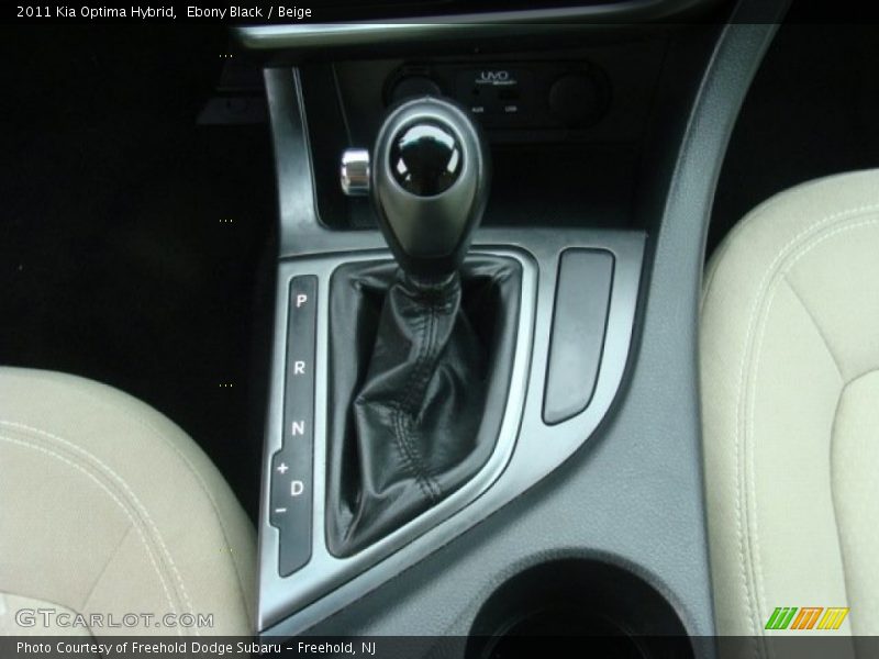 Ebony Black / Beige 2011 Kia Optima Hybrid