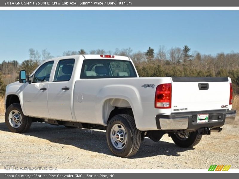 Summit White / Dark Titanium 2014 GMC Sierra 2500HD Crew Cab 4x4