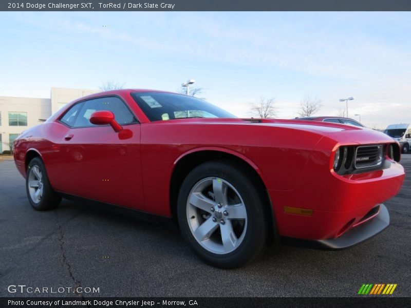 TorRed / Dark Slate Gray 2014 Dodge Challenger SXT