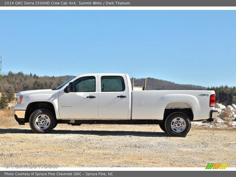 Summit White / Dark Titanium 2014 GMC Sierra 2500HD Crew Cab 4x4