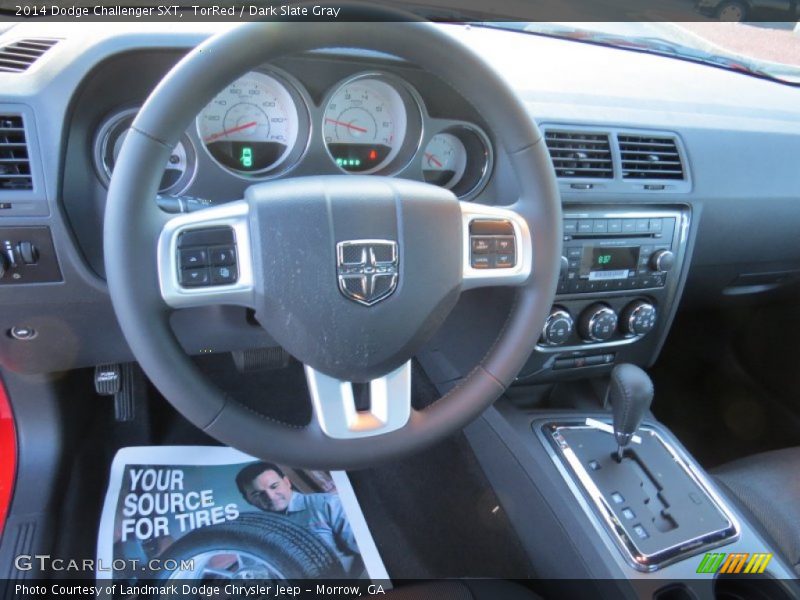 TorRed / Dark Slate Gray 2014 Dodge Challenger SXT