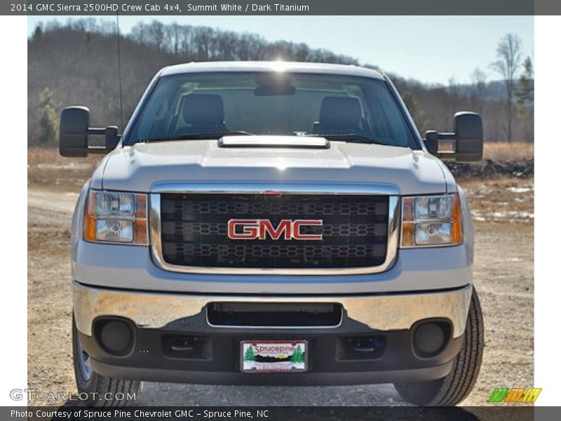 Summit White / Dark Titanium 2014 GMC Sierra 2500HD Crew Cab 4x4