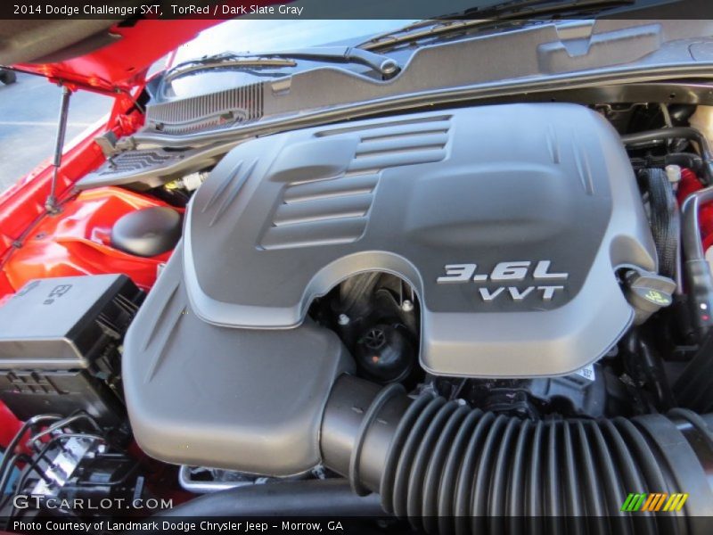 TorRed / Dark Slate Gray 2014 Dodge Challenger SXT