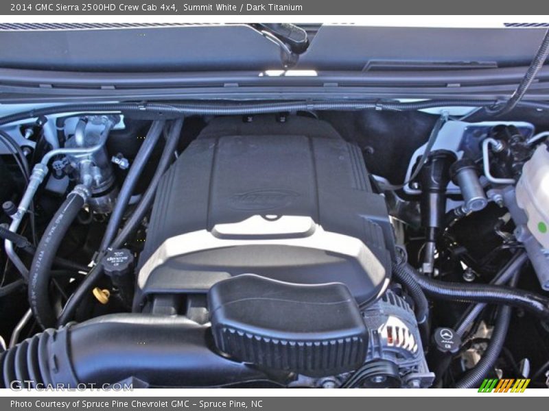 Summit White / Dark Titanium 2014 GMC Sierra 2500HD Crew Cab 4x4