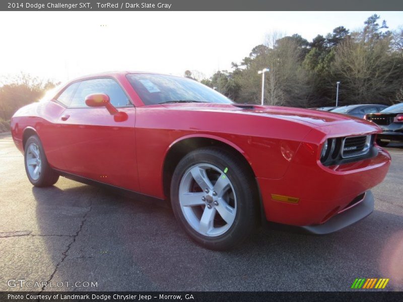 TorRed / Dark Slate Gray 2014 Dodge Challenger SXT