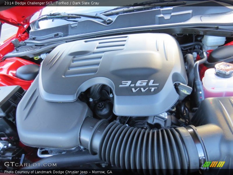 TorRed / Dark Slate Gray 2014 Dodge Challenger SXT