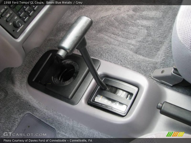 Bimini Blue Metallic / Grey 1993 Ford Tempo GL Coupe