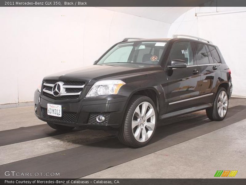 Black / Black 2011 Mercedes-Benz GLK 350
