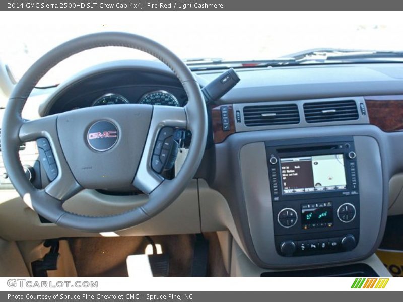 Fire Red / Light Cashmere 2014 GMC Sierra 2500HD SLT Crew Cab 4x4