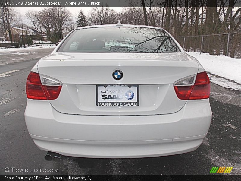 Alpine White / Black 2006 BMW 3 Series 325xi Sedan