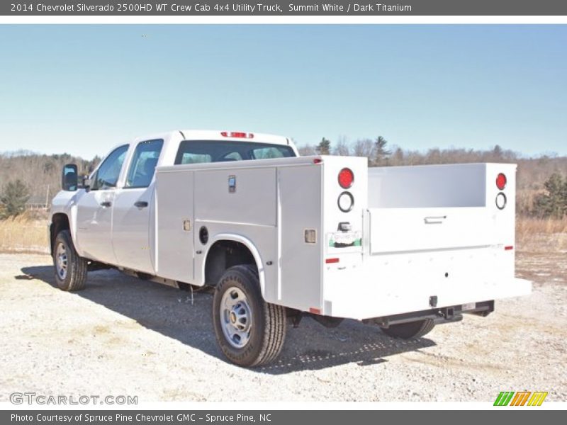  2014 Silverado 2500HD WT Crew Cab 4x4 Utility Truck Summit White