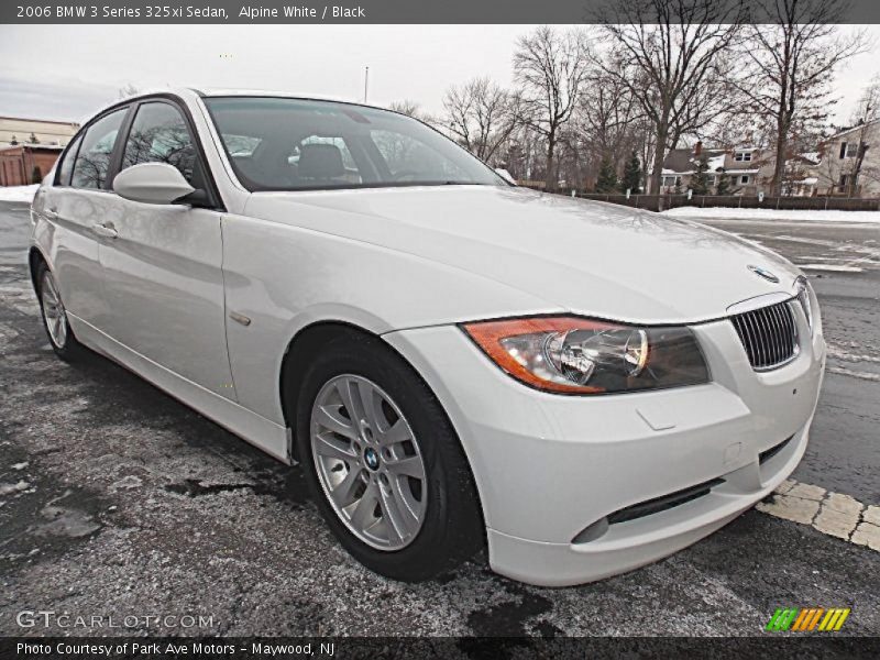Alpine White / Black 2006 BMW 3 Series 325xi Sedan