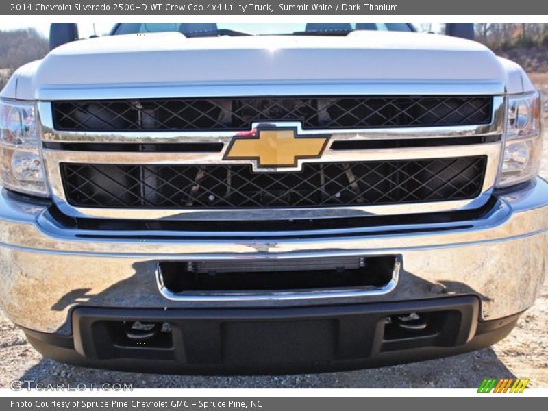 Summit White / Dark Titanium 2014 Chevrolet Silverado 2500HD WT Crew Cab 4x4 Utility Truck