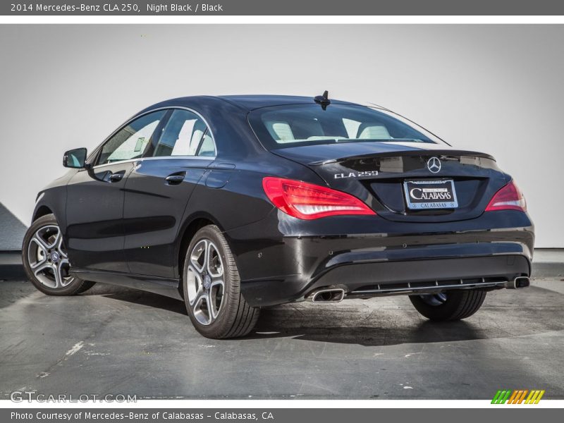 Night Black / Black 2014 Mercedes-Benz CLA 250