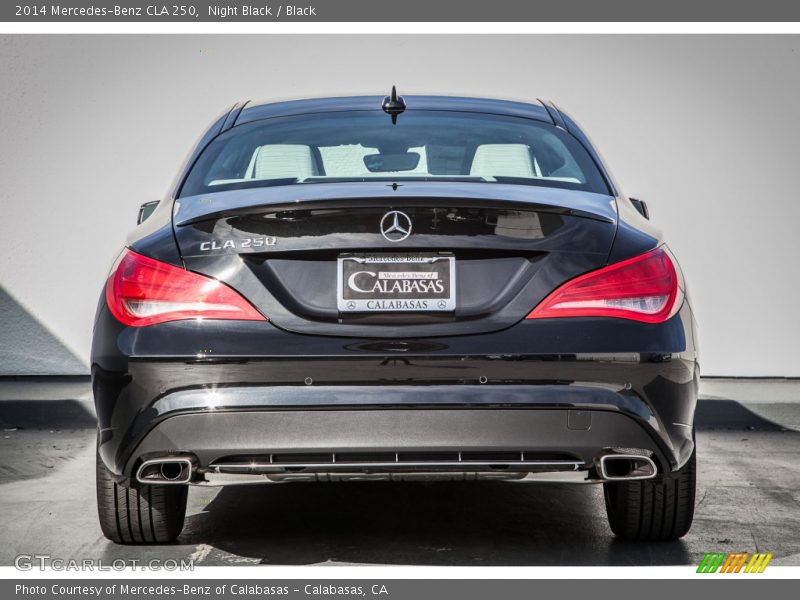 Night Black / Black 2014 Mercedes-Benz CLA 250