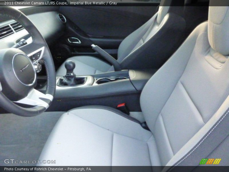 Imperial Blue Metallic / Gray 2011 Chevrolet Camaro LT/RS Coupe