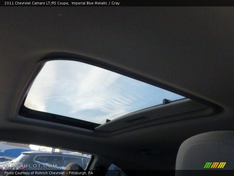 Imperial Blue Metallic / Gray 2011 Chevrolet Camaro LT/RS Coupe