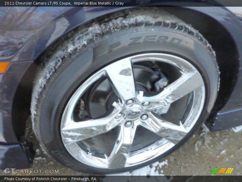 Imperial Blue Metallic / Gray 2011 Chevrolet Camaro LT/RS Coupe