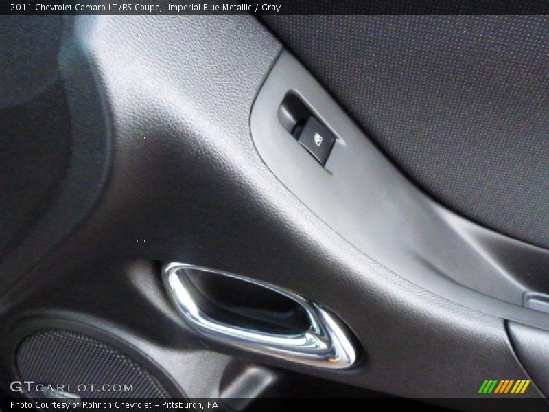 Imperial Blue Metallic / Gray 2011 Chevrolet Camaro LT/RS Coupe