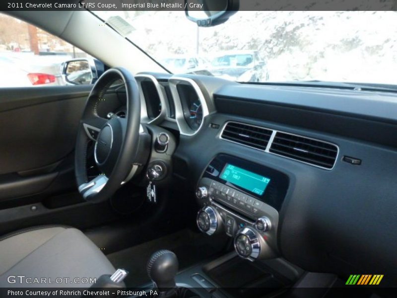 Imperial Blue Metallic / Gray 2011 Chevrolet Camaro LT/RS Coupe
