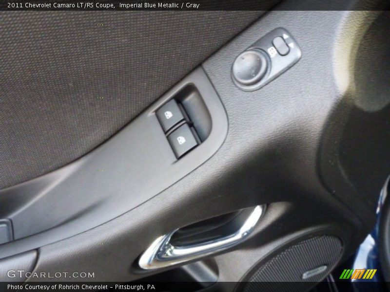 Imperial Blue Metallic / Gray 2011 Chevrolet Camaro LT/RS Coupe