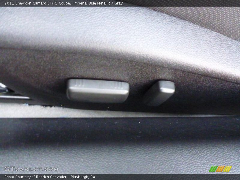 Imperial Blue Metallic / Gray 2011 Chevrolet Camaro LT/RS Coupe