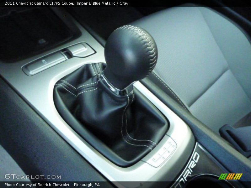 Imperial Blue Metallic / Gray 2011 Chevrolet Camaro LT/RS Coupe