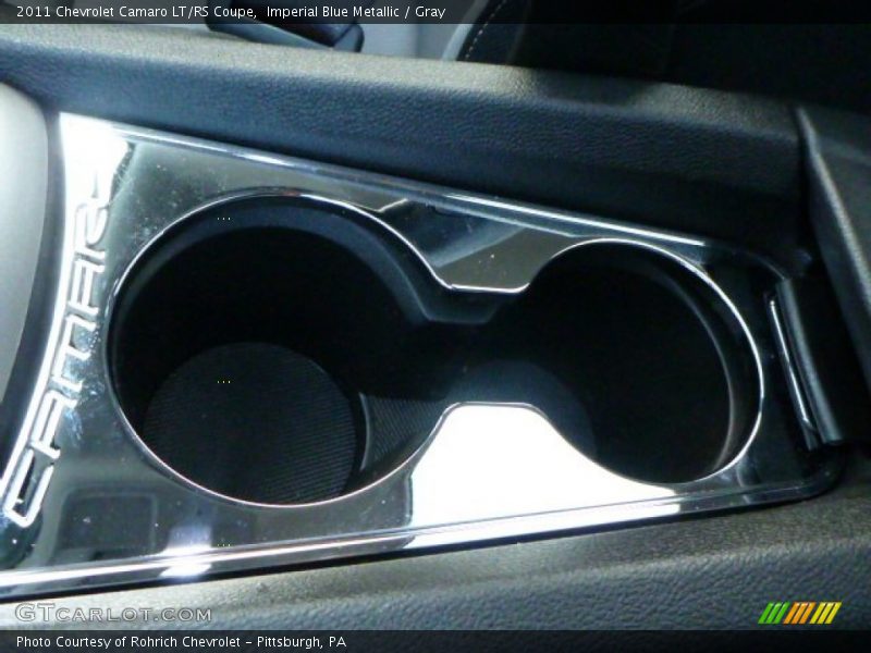 Imperial Blue Metallic / Gray 2011 Chevrolet Camaro LT/RS Coupe