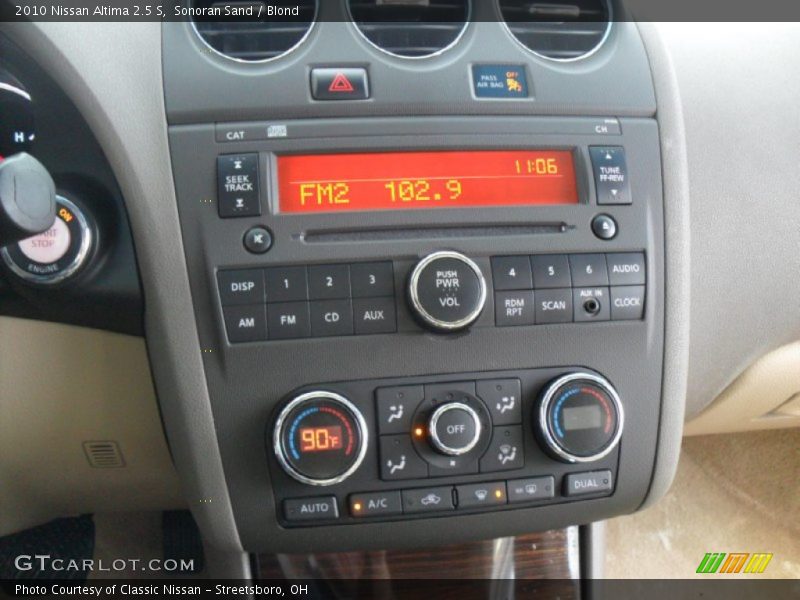 Sonoran Sand / Blond 2010 Nissan Altima 2.5 S
