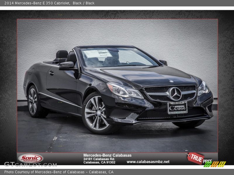 Black / Black 2014 Mercedes-Benz E 350 Cabriolet
