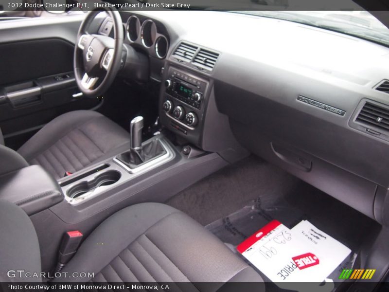Blackberry Pearl / Dark Slate Gray 2012 Dodge Challenger R/T