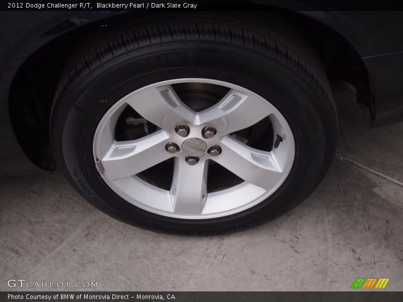 Blackberry Pearl / Dark Slate Gray 2012 Dodge Challenger R/T