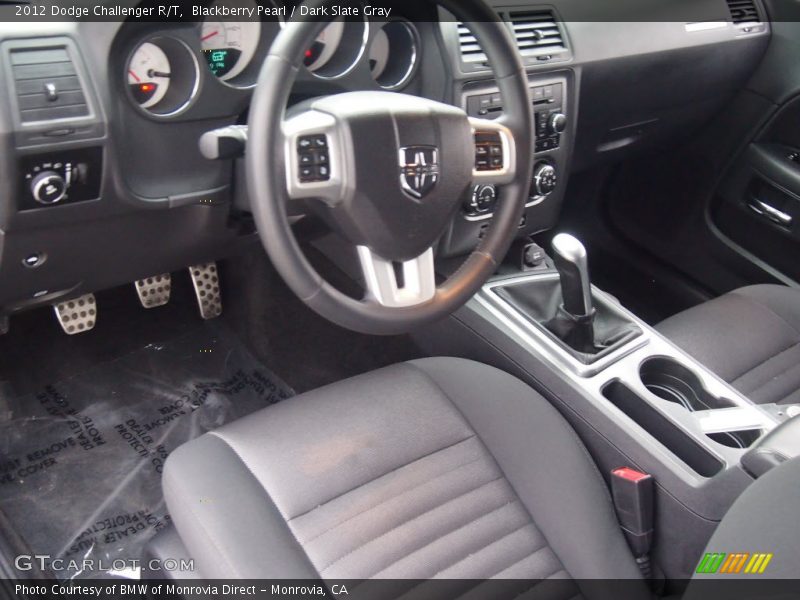 Blackberry Pearl / Dark Slate Gray 2012 Dodge Challenger R/T