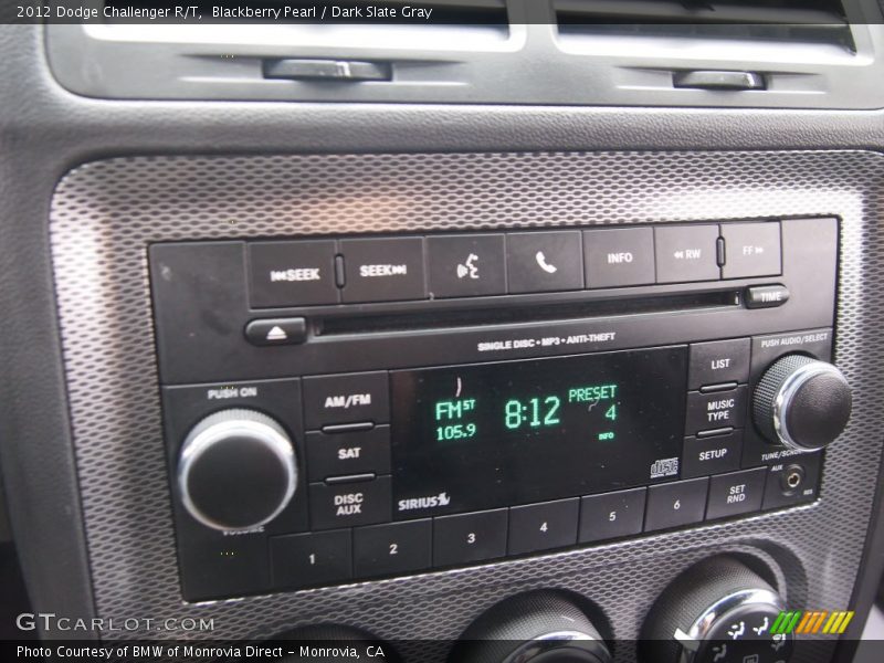 Blackberry Pearl / Dark Slate Gray 2012 Dodge Challenger R/T
