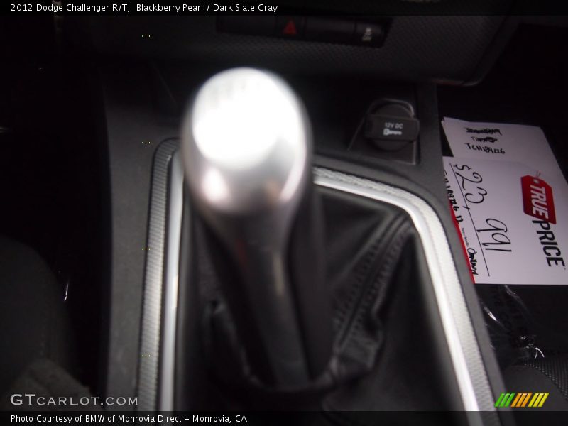 Blackberry Pearl / Dark Slate Gray 2012 Dodge Challenger R/T