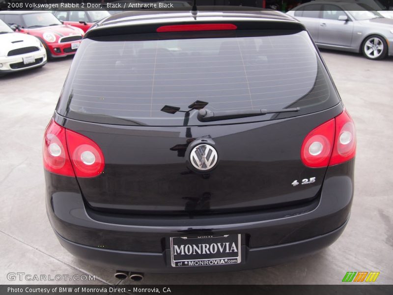 Black / Anthracite Black 2008 Volkswagen Rabbit 2 Door