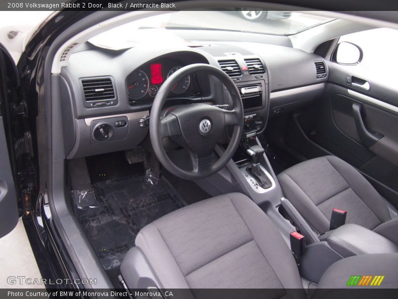 Anthracite Black Interior - 2008 Rabbit 2 Door 