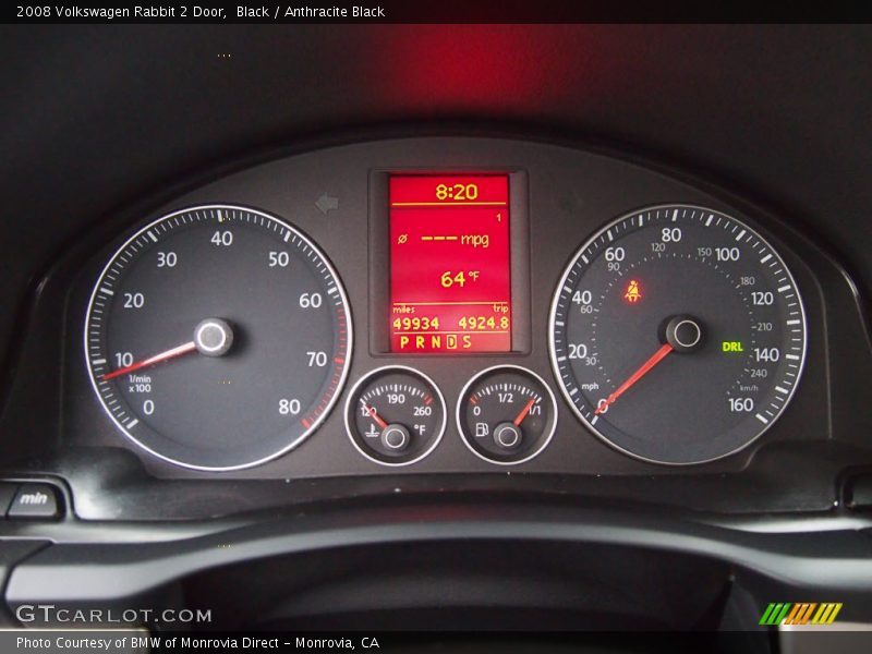 2008 Rabbit 2 Door 2 Door Gauges