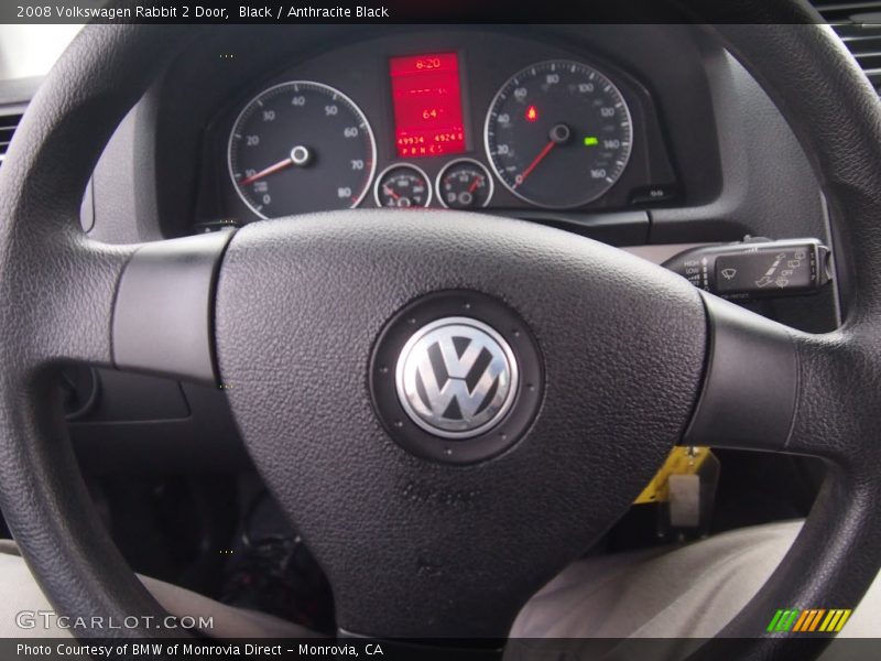Black / Anthracite Black 2008 Volkswagen Rabbit 2 Door