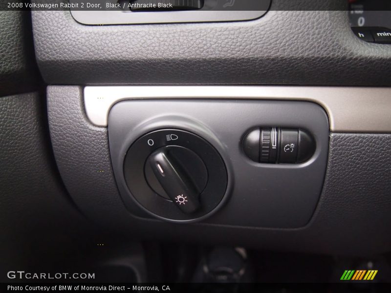 Black / Anthracite Black 2008 Volkswagen Rabbit 2 Door