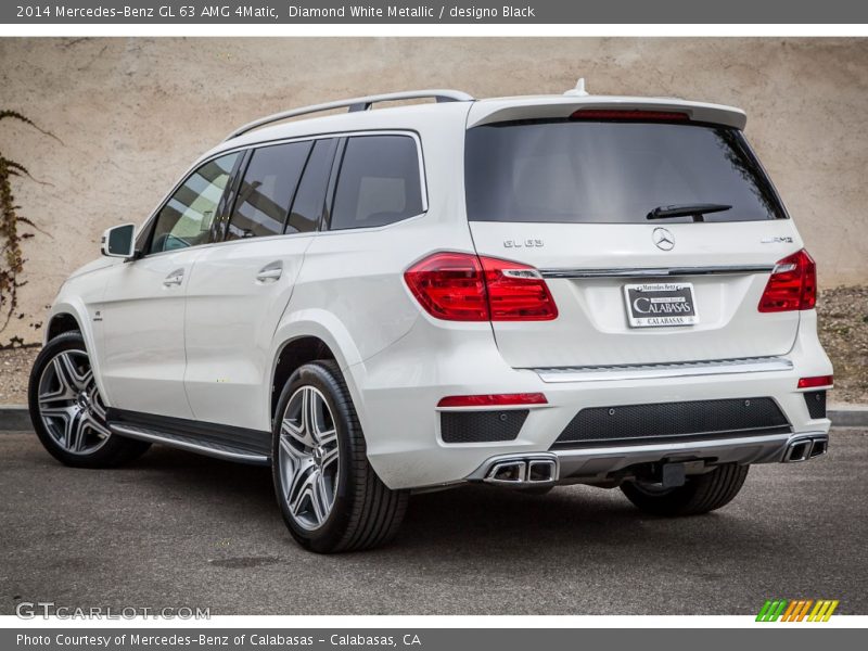 Diamond White Metallic / designo Black 2014 Mercedes-Benz GL 63 AMG 4Matic