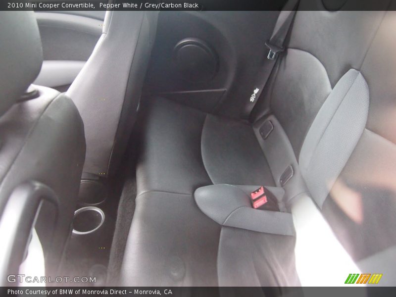 Pepper White / Grey/Carbon Black 2010 Mini Cooper Convertible