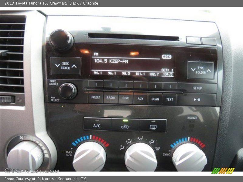 Black / Graphite 2013 Toyota Tundra TSS CrewMax