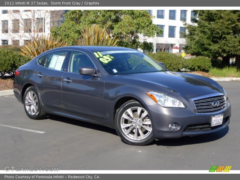 Storm Front Gray / Graphite 2011 Infiniti M 37 Sedan