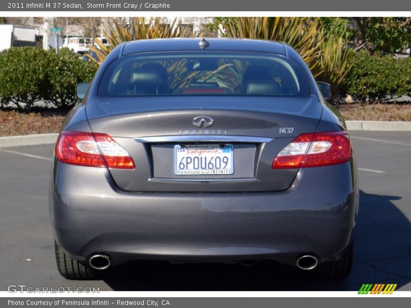 Storm Front Gray / Graphite 2011 Infiniti M 37 Sedan
