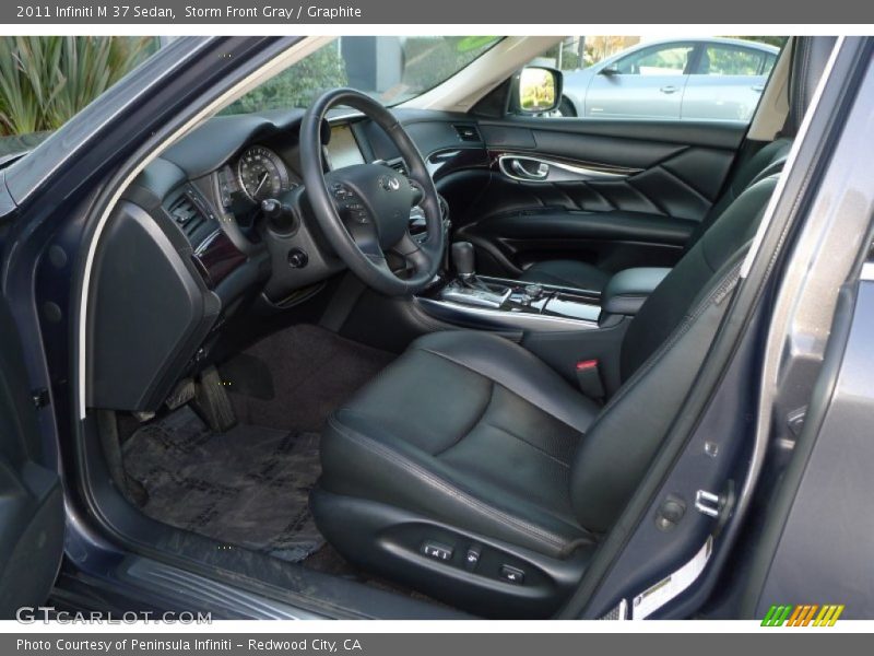Storm Front Gray / Graphite 2011 Infiniti M 37 Sedan