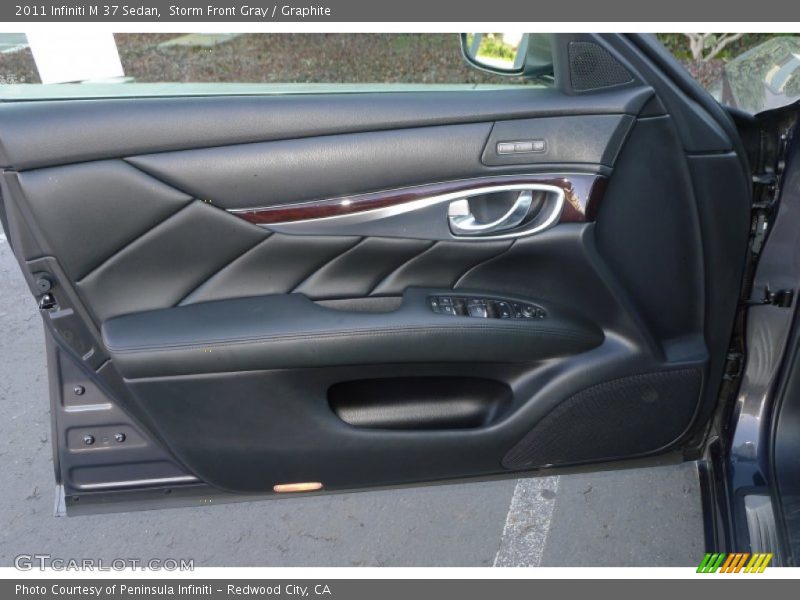 Storm Front Gray / Graphite 2011 Infiniti M 37 Sedan