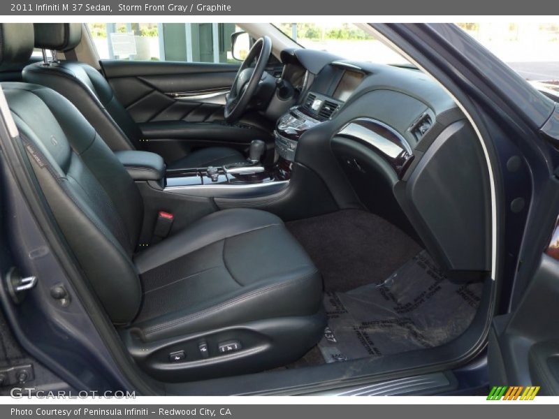 Storm Front Gray / Graphite 2011 Infiniti M 37 Sedan
