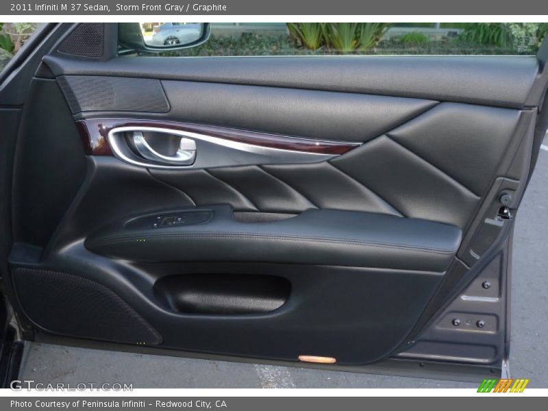 Storm Front Gray / Graphite 2011 Infiniti M 37 Sedan