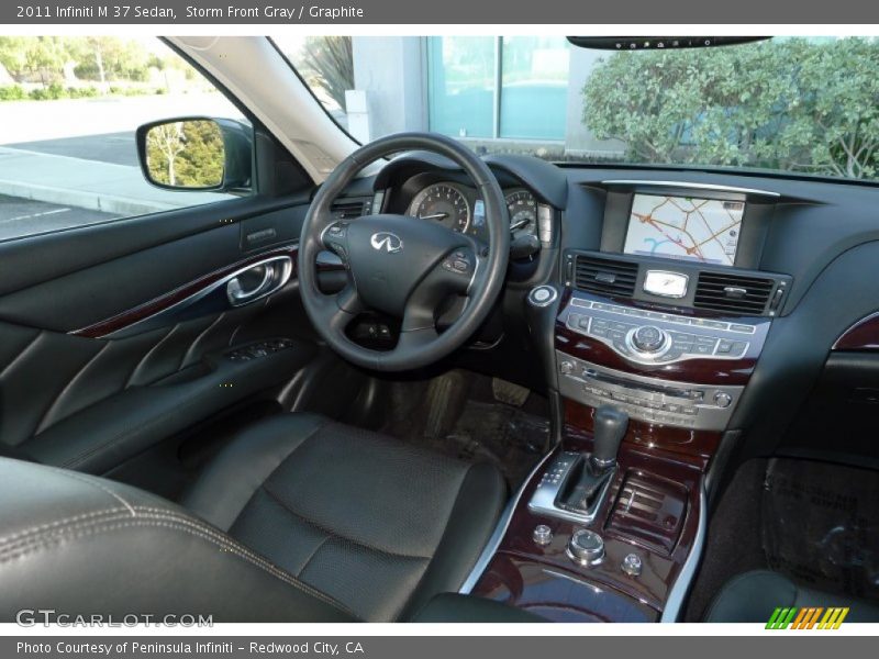 Storm Front Gray / Graphite 2011 Infiniti M 37 Sedan